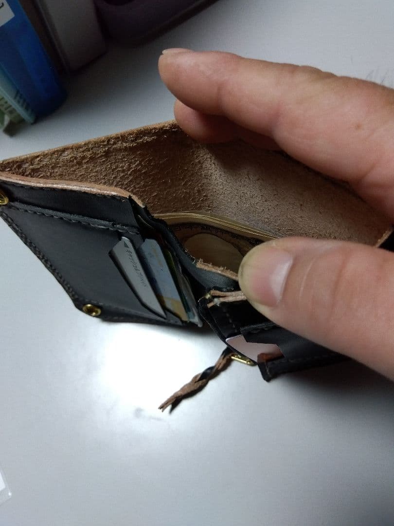 栃木レザーミドルトラッカーウォレット