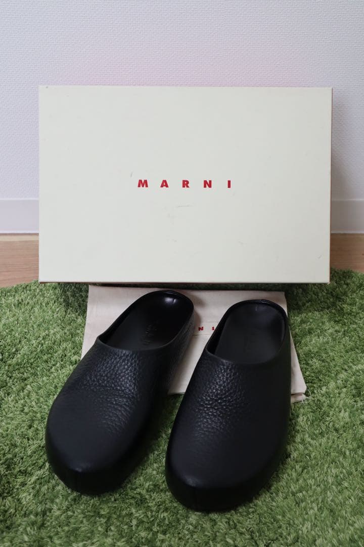 新品　MARNI レザー　サンダル　マルニ　メンズ　シューズ　スニーカー