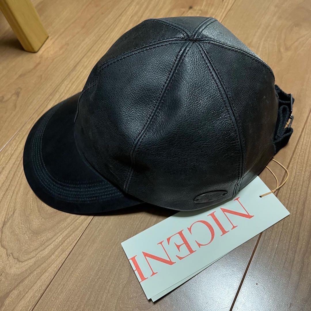 NICENESS welham レザーキャップ