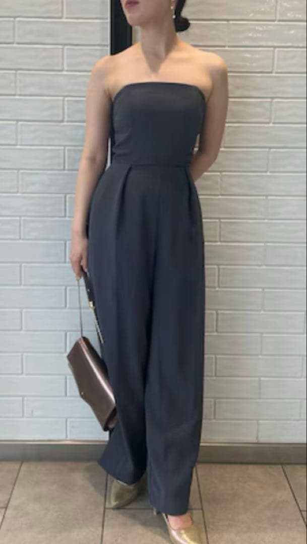 ☆新品☆LAGUNAMOON 人気のチャコールグレーパンツドレス　ラグナムーン