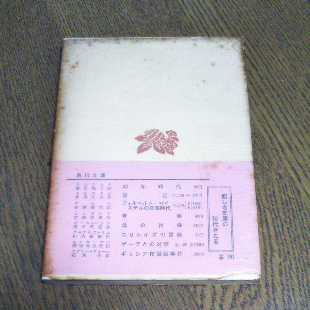 ランボオ詩集　金子光晴　角川文庫　昭和41年3月30日11版発行　文庫本