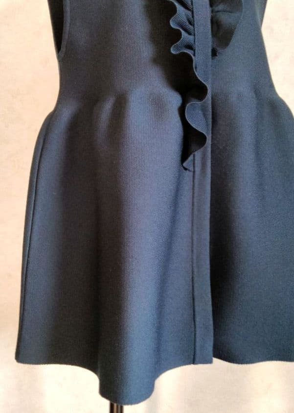 ユナイテッドアローズ　ベスト ジレ　フリーサイズ　ネイビー　レディース