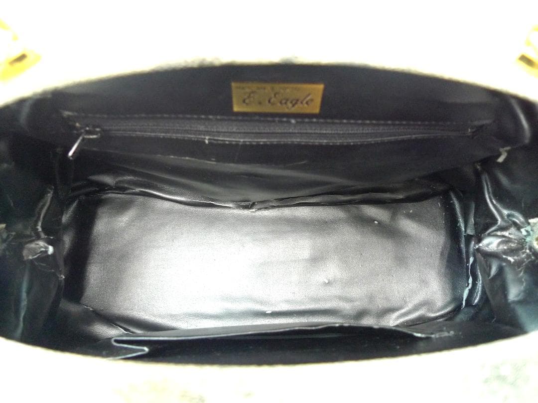 Eagle　ハンドバッグ　ダレス型　象革　エレファント　JRAタグ　小銭入れ