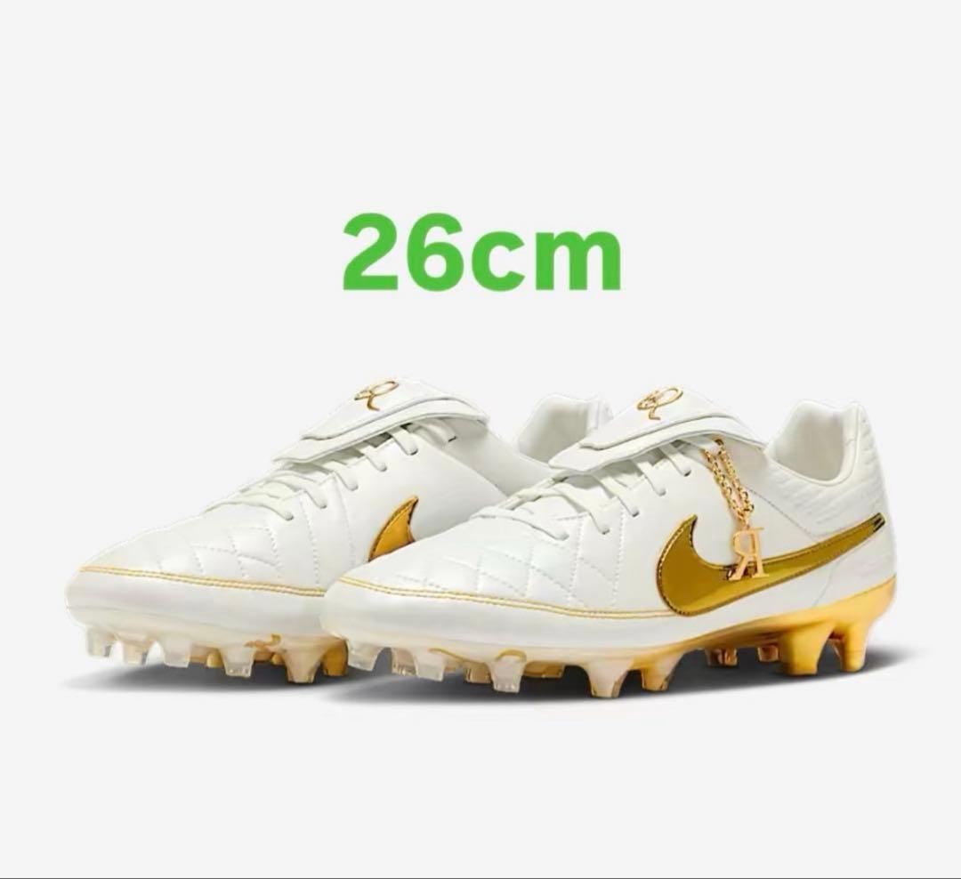 ロナウジーニョ　NIKE ティエンポ　Touch of GOLD 26cm