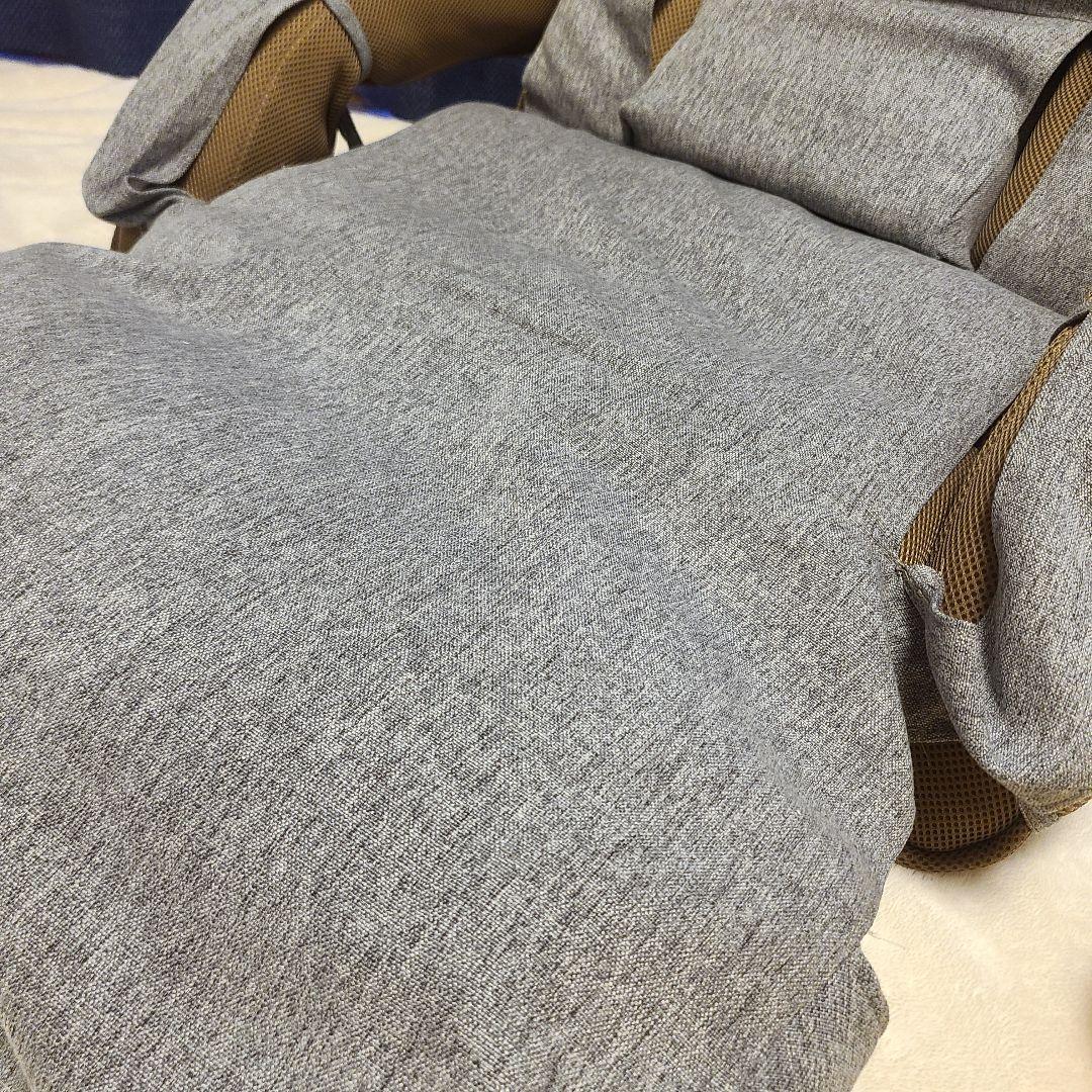 腰の神様がくれた座椅子 第2弾 連動肘つき　専用カバー付き