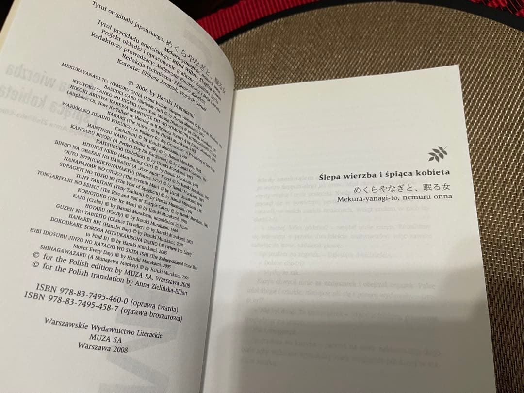 Ślepa wierzba i śpiąca kobieta Murakami