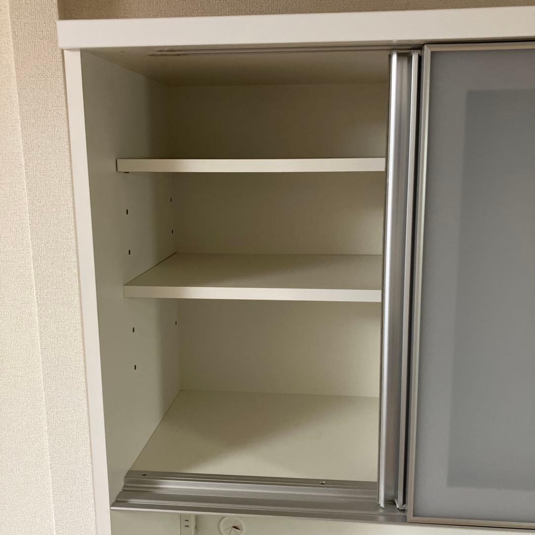 送料込み【美品】 松田家具　食器棚　幅89cm キッチンカウンター　レンジ　収納