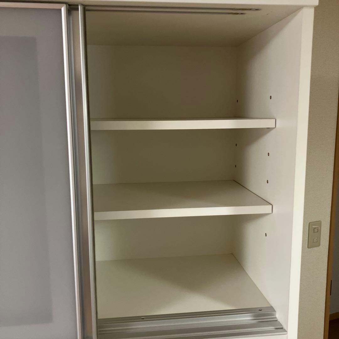 送料込み【美品】 松田家具　食器棚　幅89cm キッチンカウンター　レンジ　収納