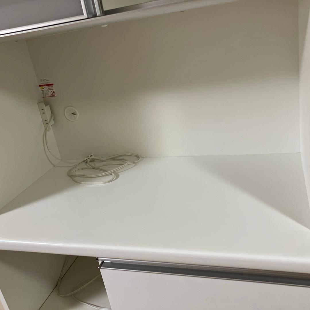 送料込み【美品】 松田家具　食器棚　幅89cm キッチンカウンター　レンジ　収納