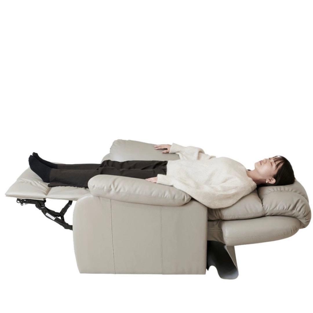 電動ラウンジチェアSHIFFONシフォン ホワイト　極美品