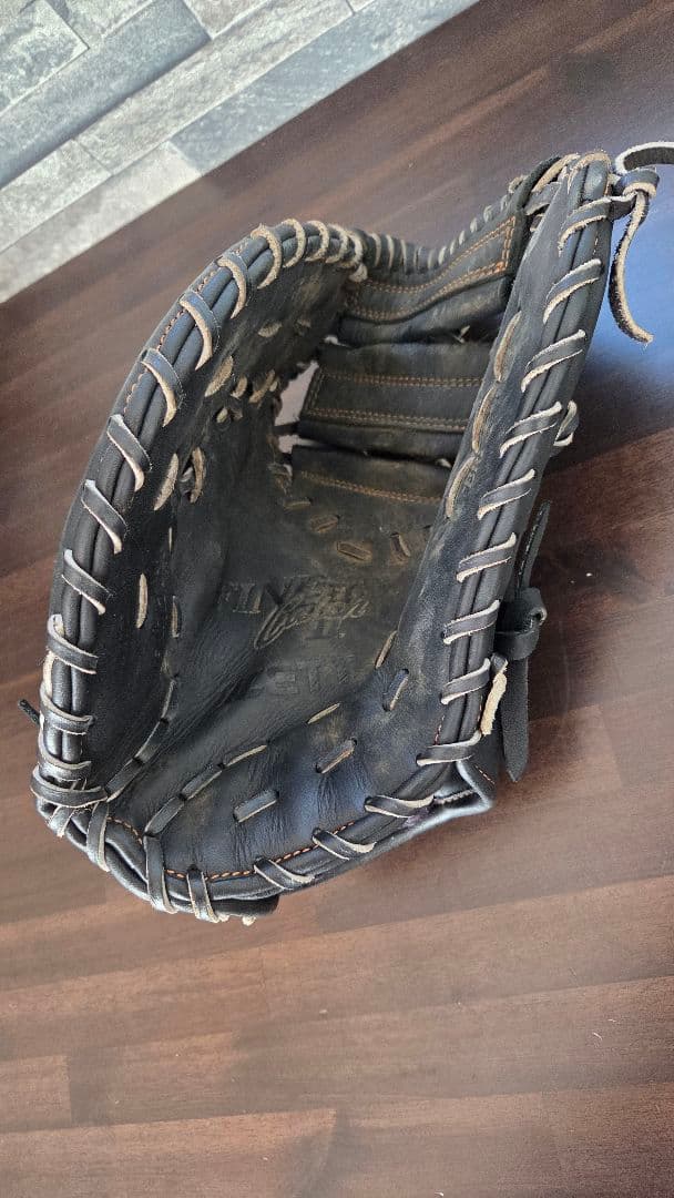 即戦力 ZETT 軟式ファーストミット 左投げ用 黒