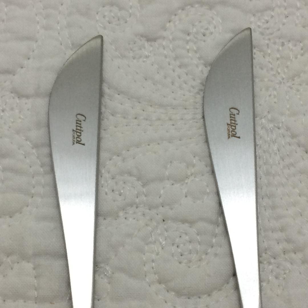 残り僅か！　クチポール　MOONマットシルバー　デザートセット　計６本