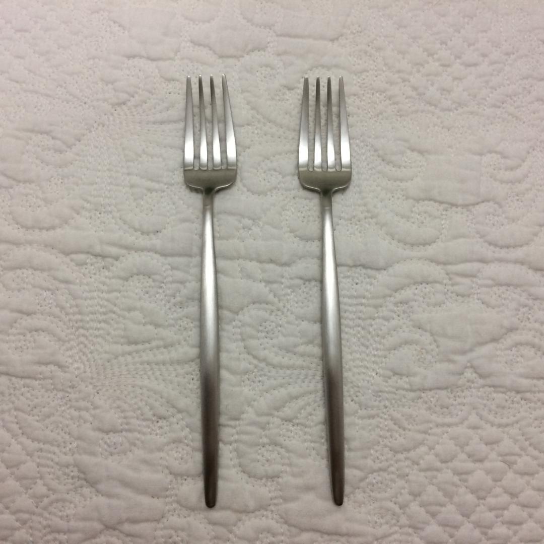 残り僅か！　クチポール　MOONマットシルバー　デザートセット　計６本