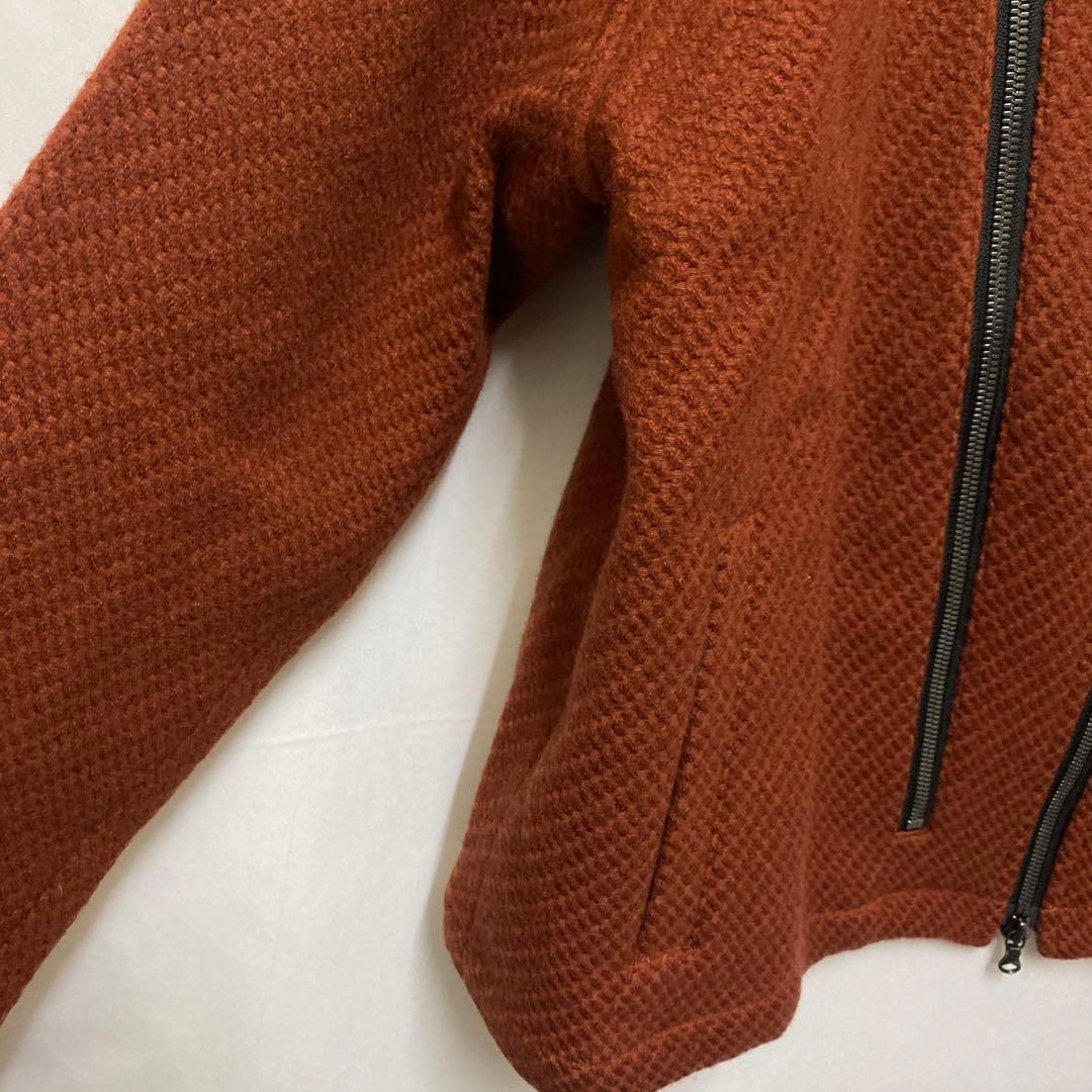 ジャケット・アウター shareef DOBBY MELTON NO-COLLAR BLOUSON