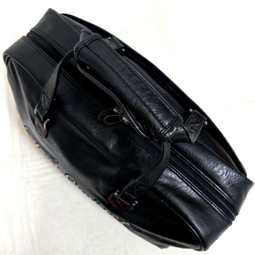 極美品タイトリスト 2way ゴルフバッグ ボストンバッグ レザー 大容量 黒