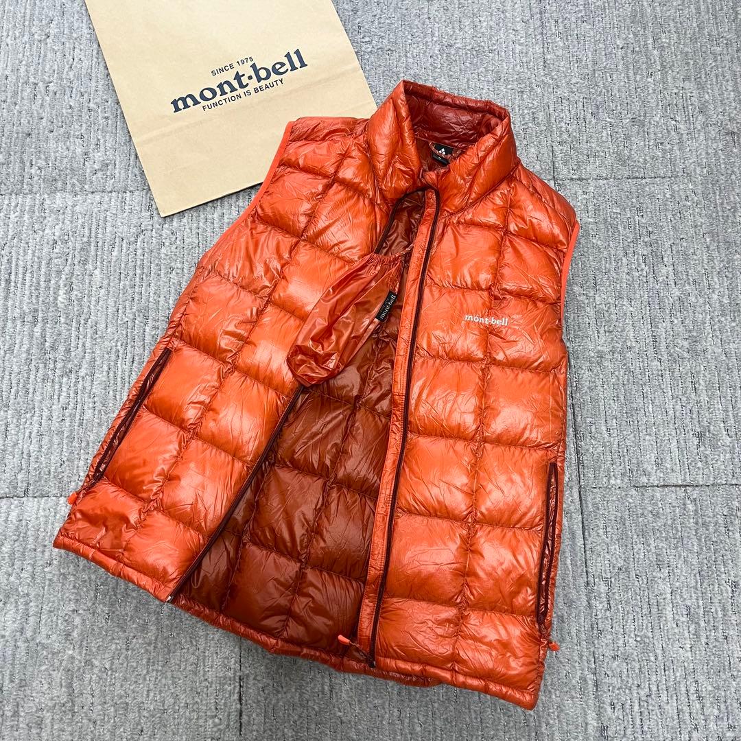 【美品】mont-bellモンベル スペリオダウンベスト メンズM