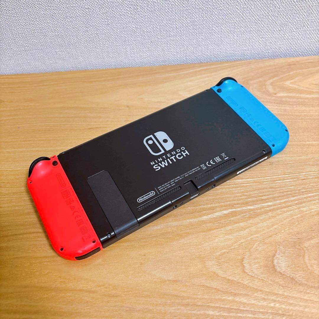 【美品】 バッテリー強化型 Nintendo Switch 本体 赤青