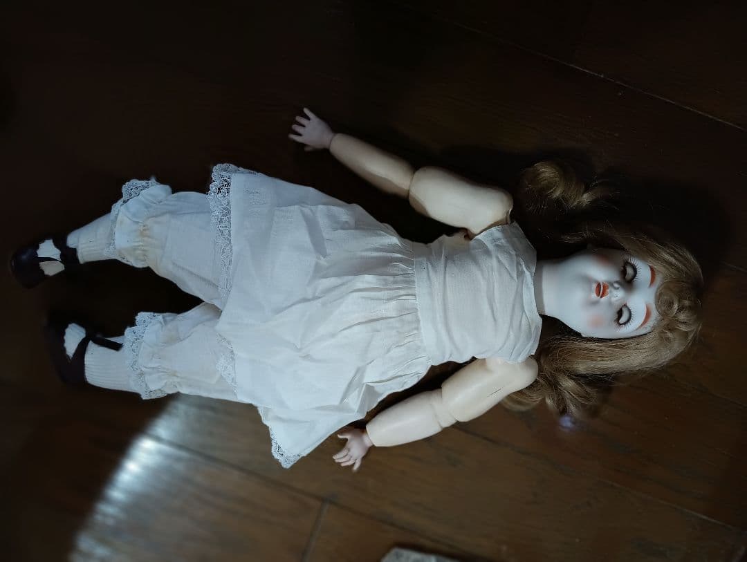 H68【ビスクドール】約60cm カマー&ラインハルト　CD103　スリープアイ