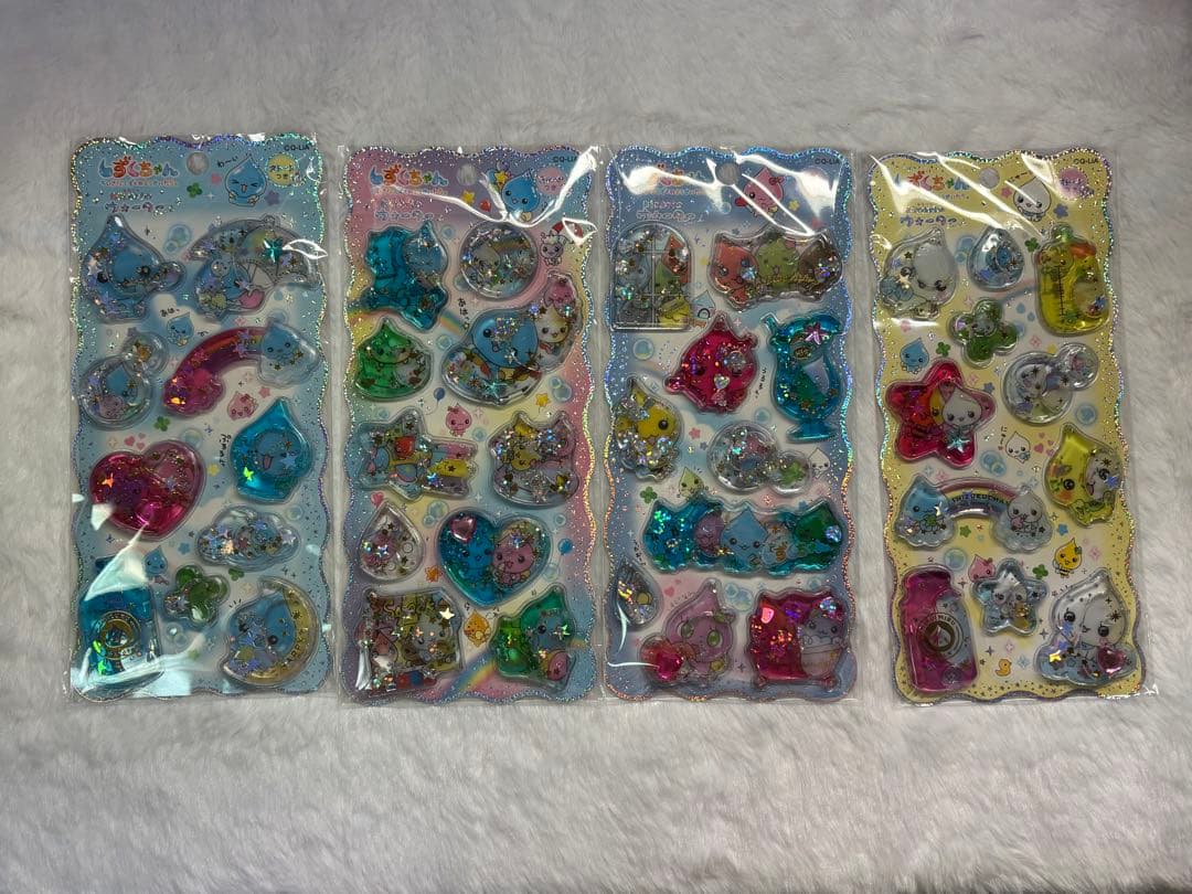 しずくちゃんシール　ボンボンドロップシール　おはじきシール　ウォーターシール