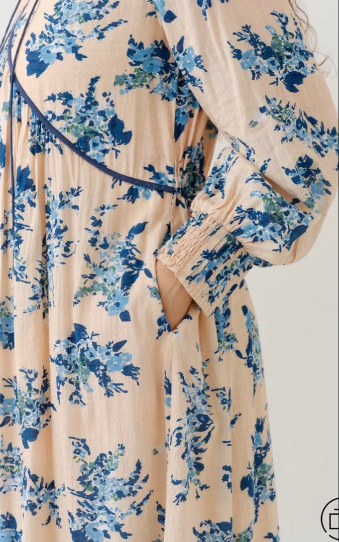 ne Quittez pas フラワープリントドレス