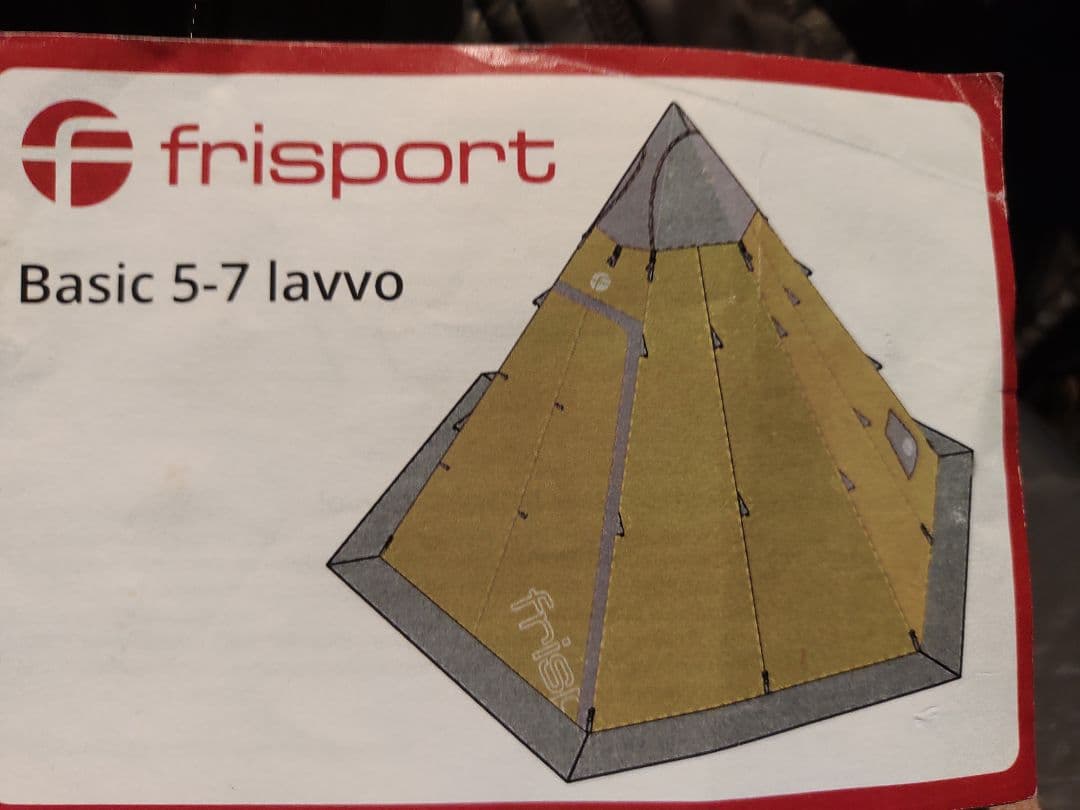 北*中様 Frisport Basic 5-7p Lavvo　ノルウェーのワンポ