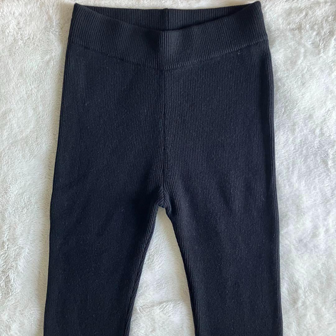 EVERYDAY I LIKE 19AW ウールカシミヤニットパンツ 38 黒