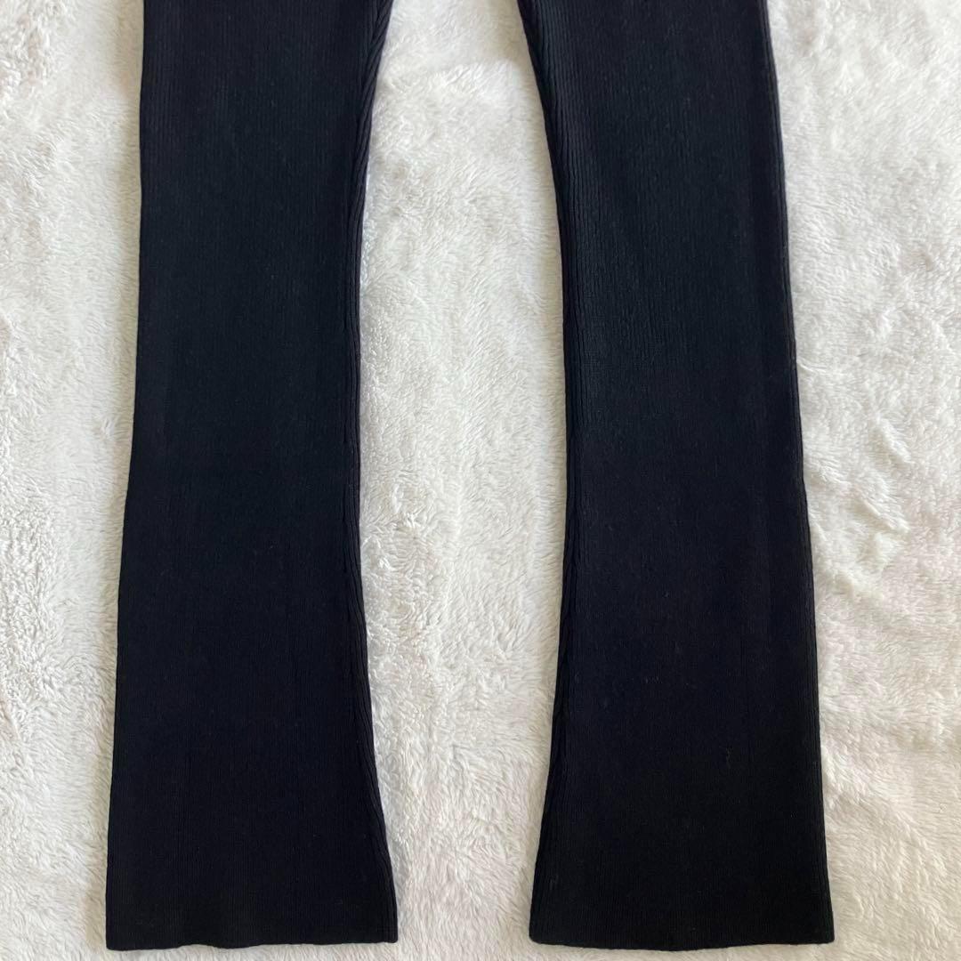 EVERYDAY I LIKE 19AW ウールカシミヤニットパンツ 38 黒