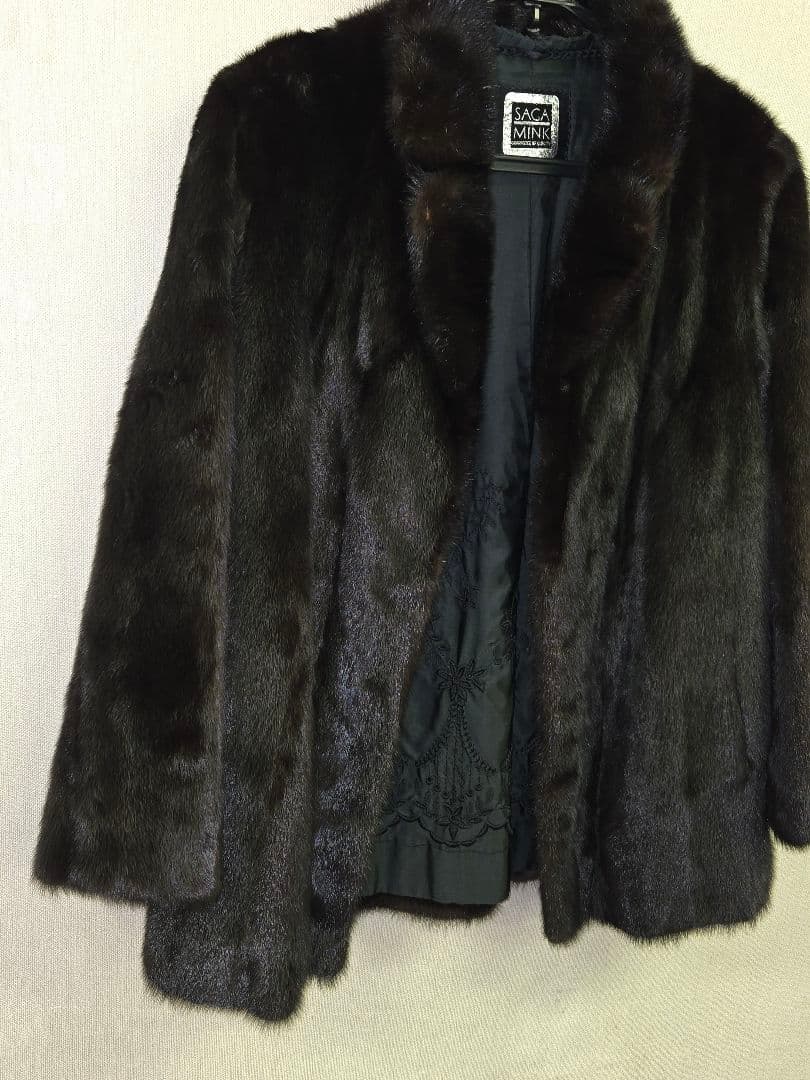 ★美品★SAGA MINK サガミンク LAPPFUR ミンクファーコート 13