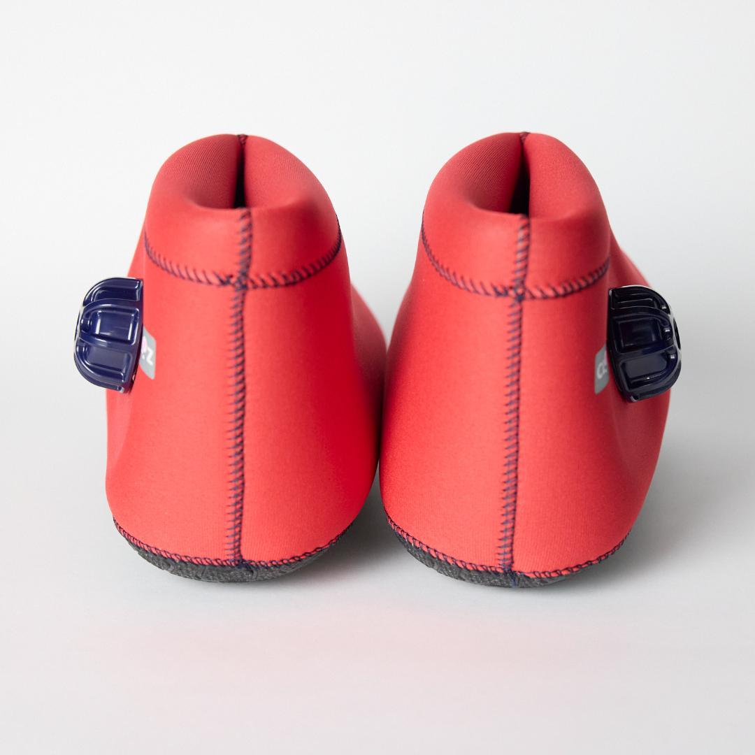 CLOZ クロッツ　やわらか湯たんぽ　足用ショートタイプ　レッド　Sサイズ