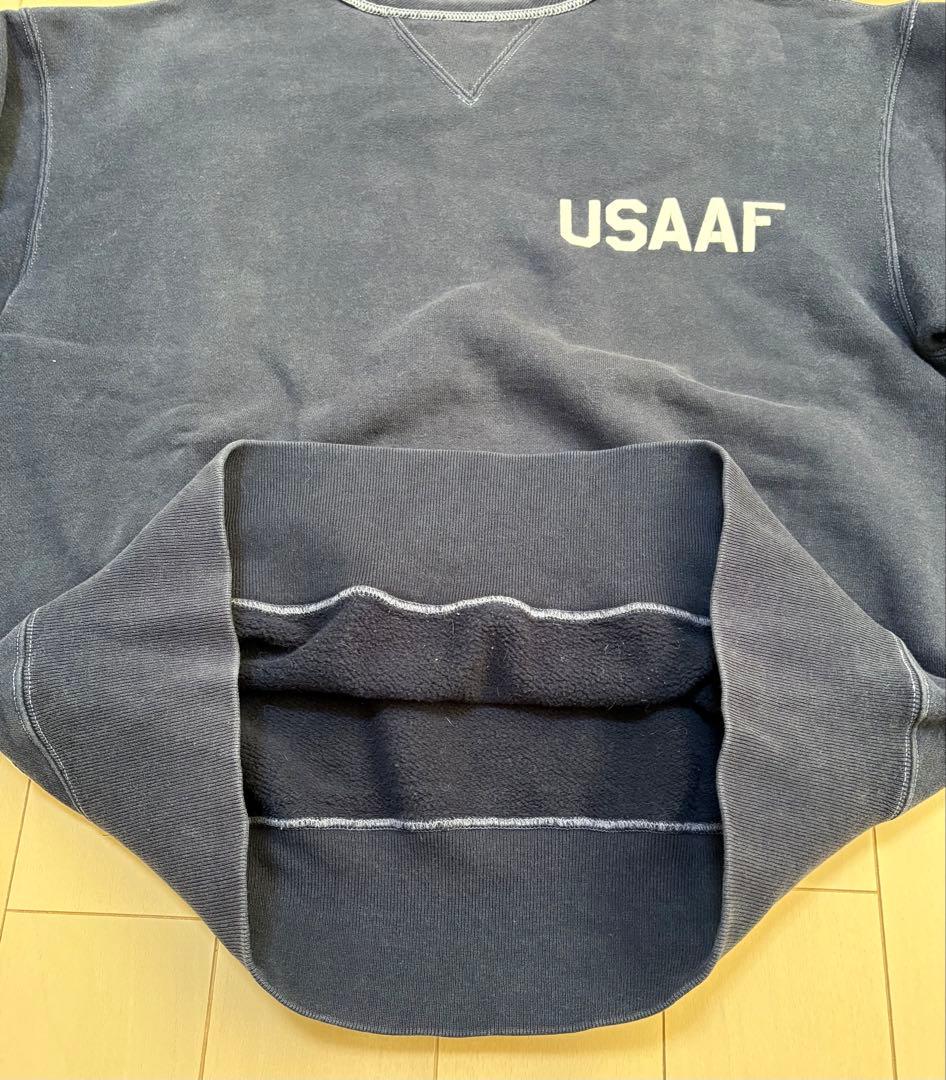 The REAL McCOY'S USAAFプリント スウェットシャツ メンズL