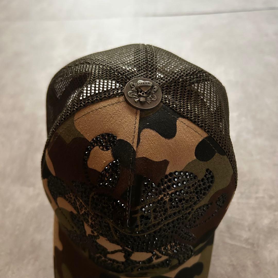 帽子 ed hardy grunge mesh cap y2k camouflage