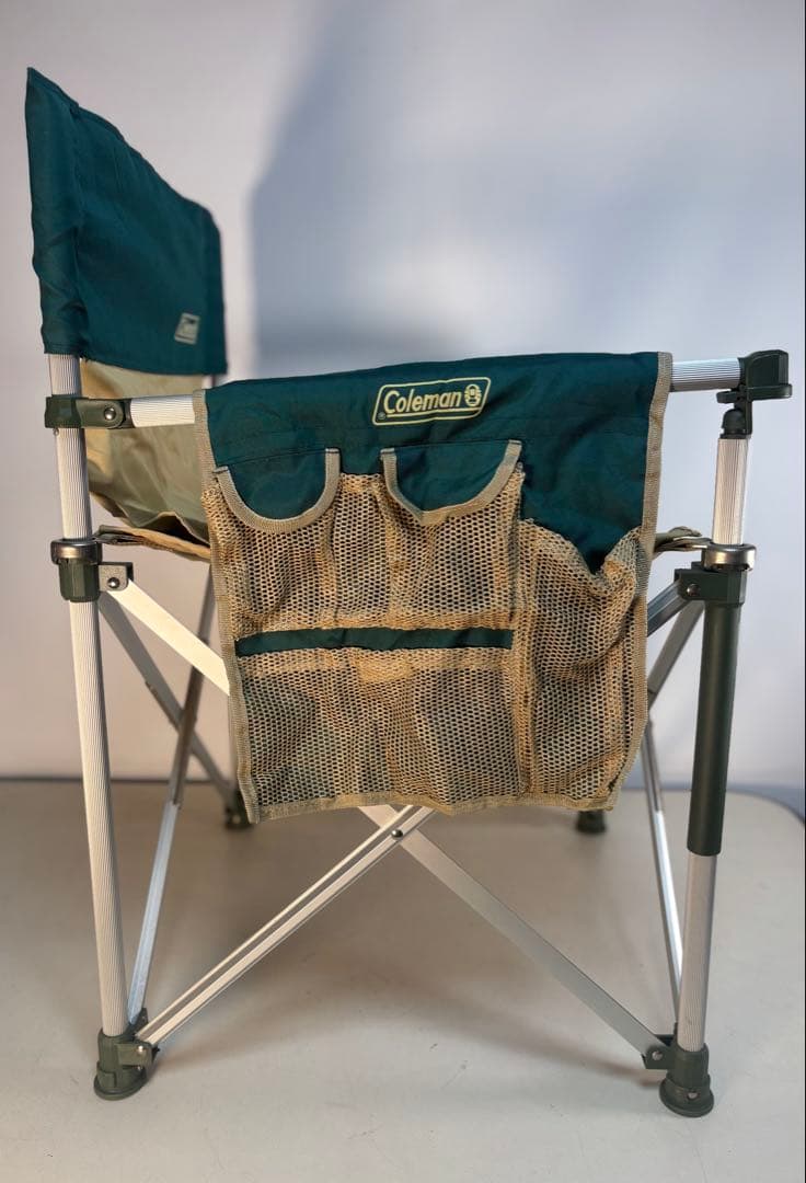 コールマン　スリムキャプテンチェア　サイドポーチ付き　2脚