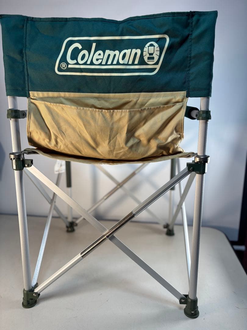 コールマン　スリムキャプテンチェア　サイドポーチ付き　2脚