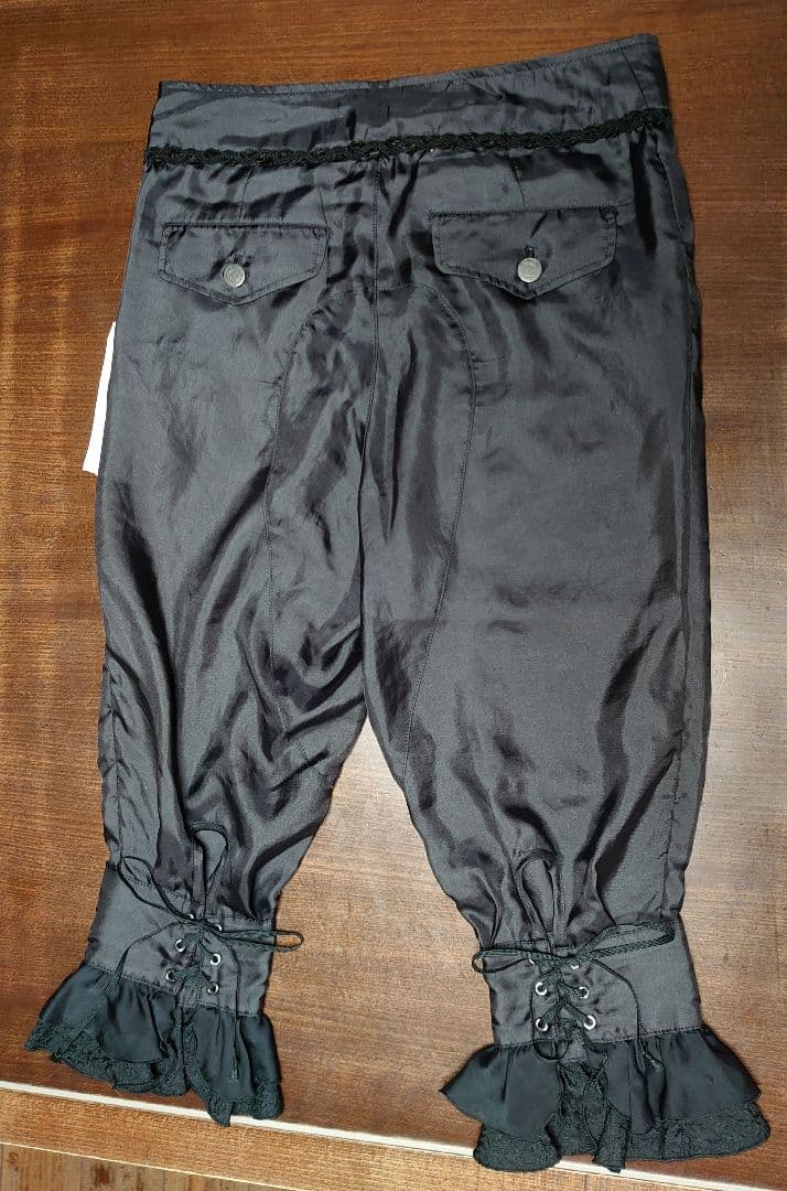 アリスアウアアaliceauaaサテン七分丈フリルパンツゴシック