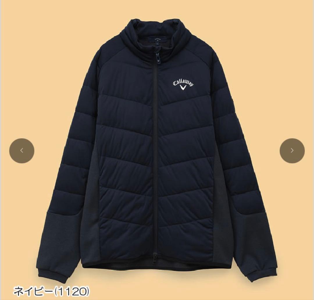 キャロウェイ メンズ 中綿 フリース ハイブリッド ブルゾン 未使用タグ付 M