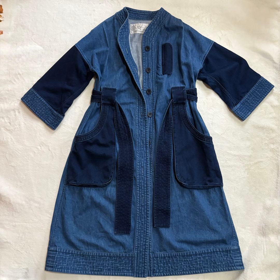 TSUMORI CHISATO ツモリチサト　デニムロングコート　フリーサイズ