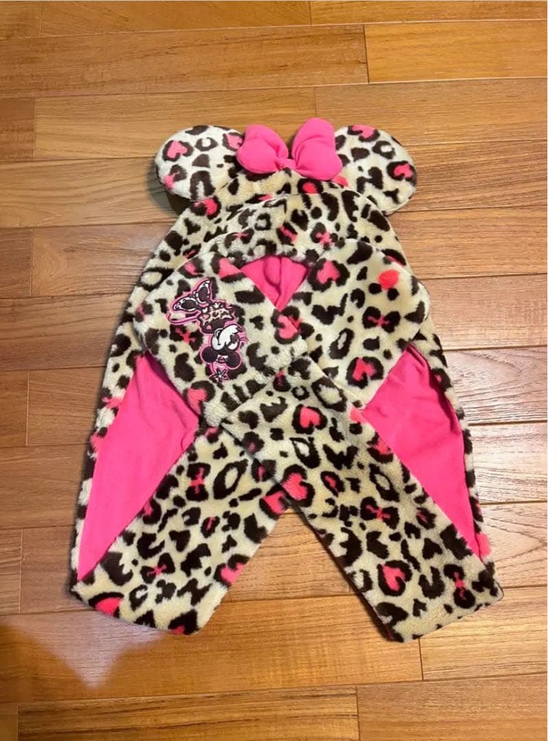 ディズニー マフラーキャップ ヒョウ柄