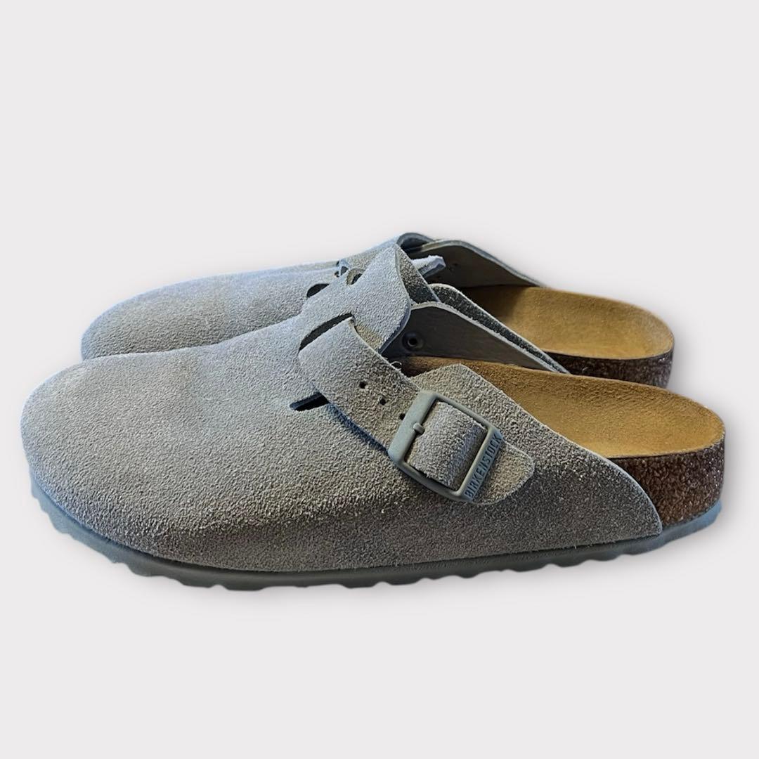 misa様【極美品】BIRKENSTOCK Boston グレー　スエード