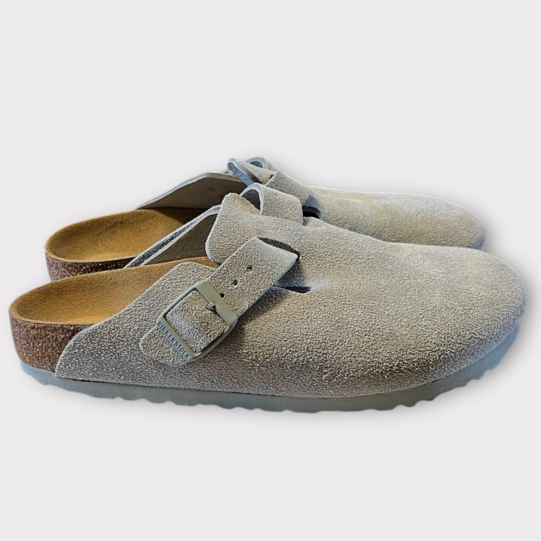misa様【極美品】BIRKENSTOCK Boston グレー　スエード