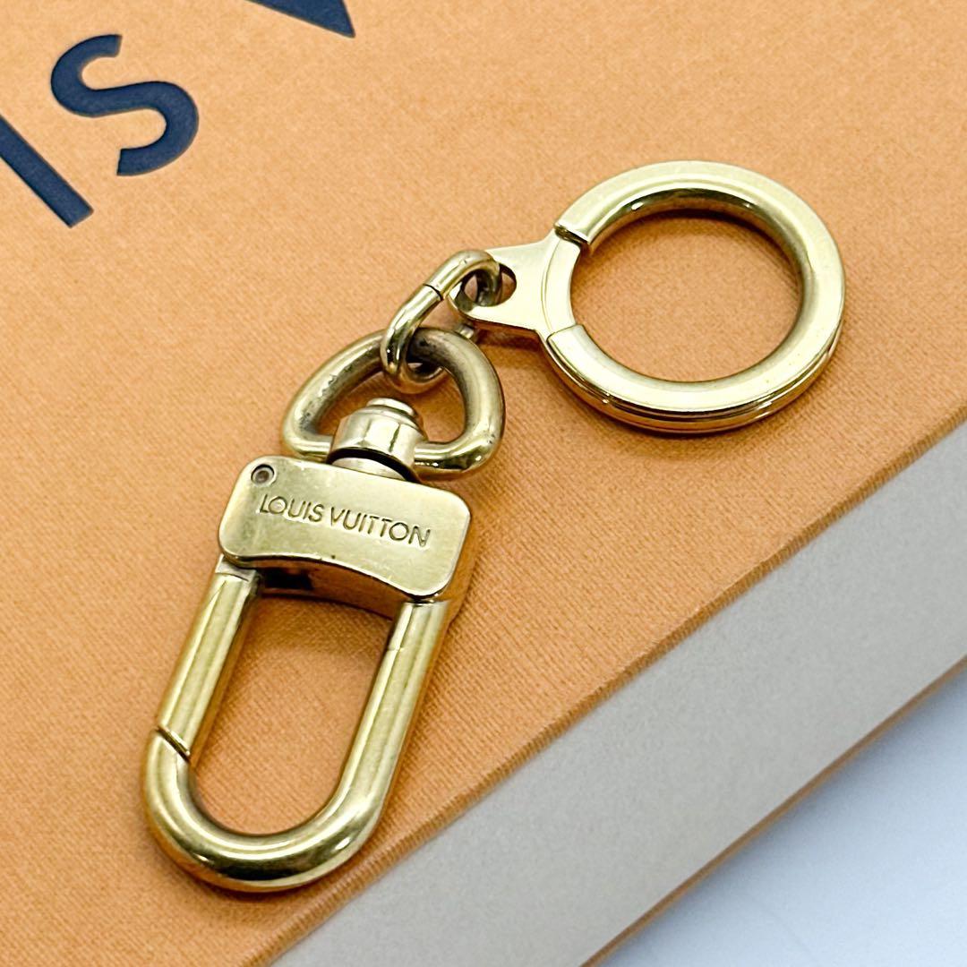 ルイヴィトン アノクレ バッグチャーム キーホルダー キーリング ゴールド