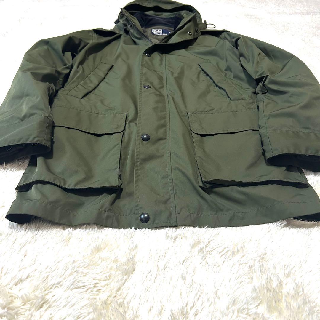 美品✨ 90s ポロラルフローレン　ライナー付ミリタリージャケット　キルティング