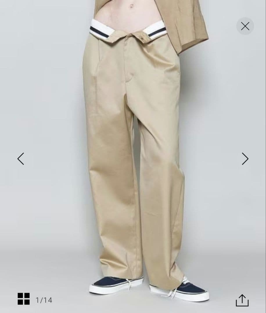 【限定価格】＜6(ROKU)＞コットン チノ パンツ