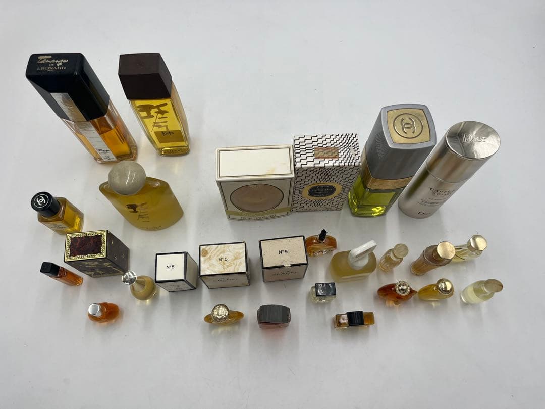 香水　オーデコロン　まとめ売り　不揃い　使用済み　CHANEL Dior 資生堂
