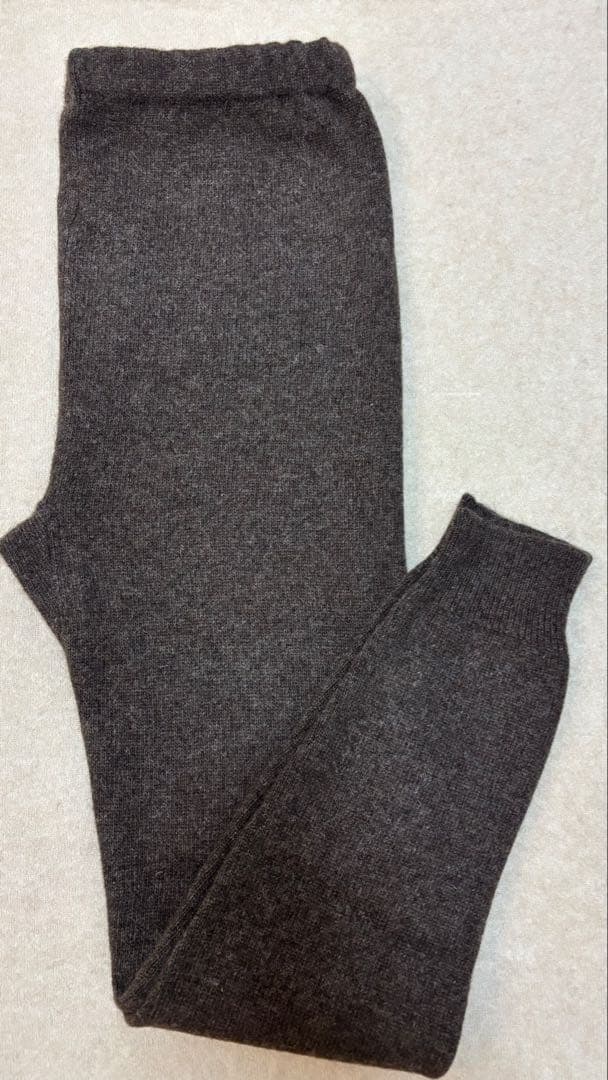ウールレギンス ウール100％ Lサイズ モンゴル産 厚手 スパッツ 暖か