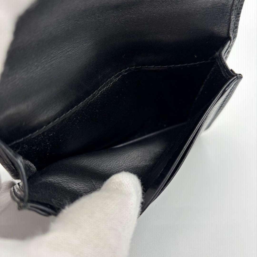 LOEWE ロエベ アナグラム カードケース 名刺入れ レザー ブラック 美品