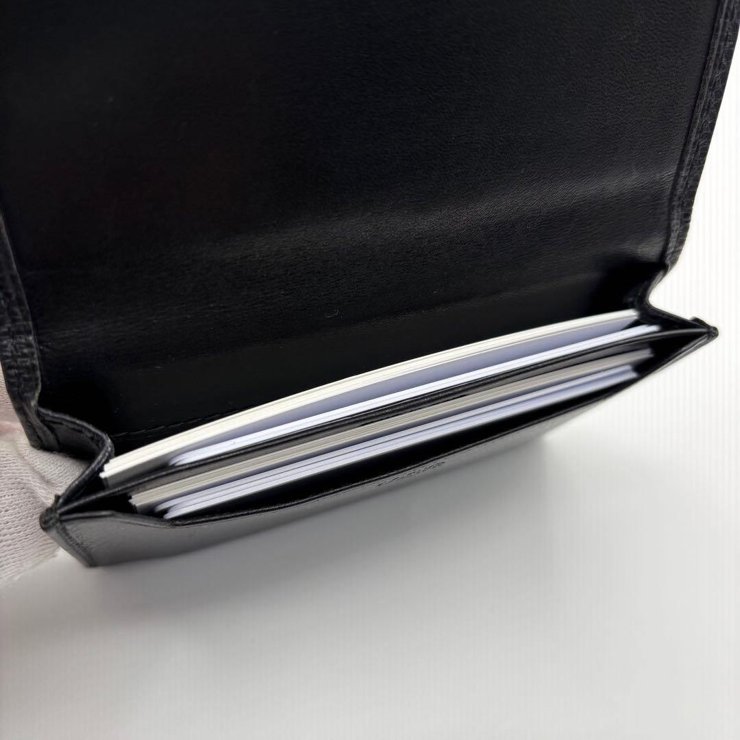 LOEWE ロエベ アナグラム カードケース 名刺入れ レザー ブラック 美品
