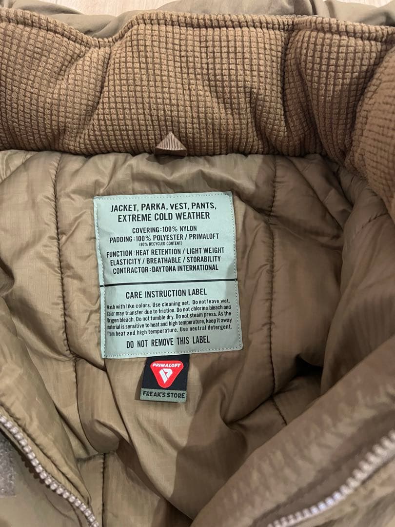 LEVEL7 JACKET PRIMALOFTプリマロフト ジャケット