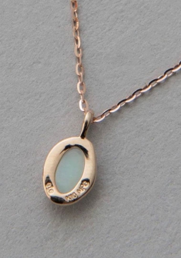 【専用】ete　ミストピンク　K10MPG オパールネックレス