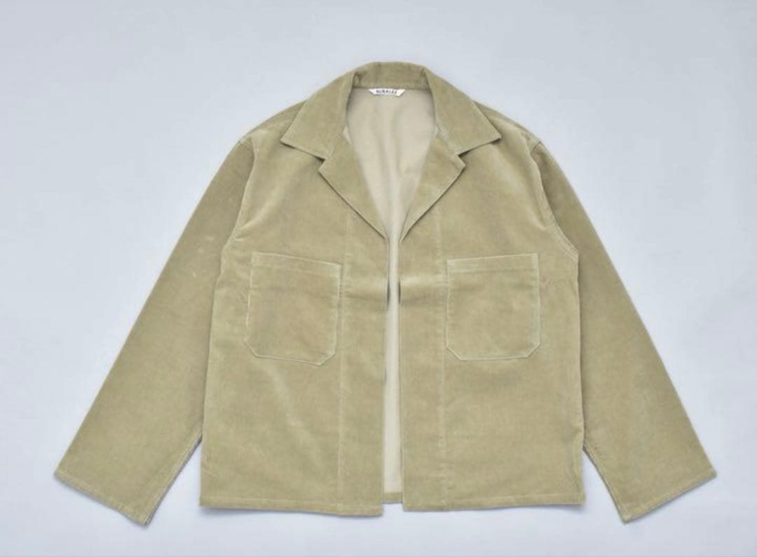 ジャケット・アウター AURALEE Washed Corduroy Shirts Jacket