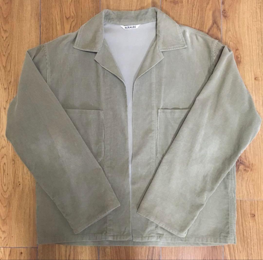 ジャケット・アウター AURALEE Washed Corduroy Shirts Jacket